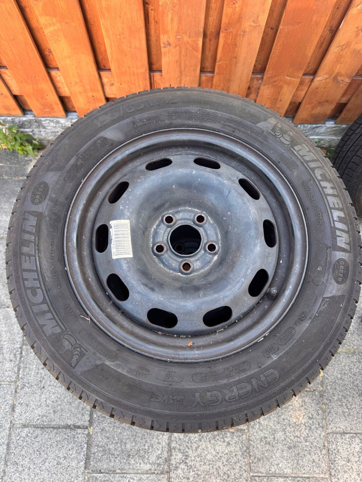 5x Michelin Zomerbanden 195/65 R15 - maar 5.000 km gereden, Ophalen, Gebruikt, 15 inch, Band(en)
