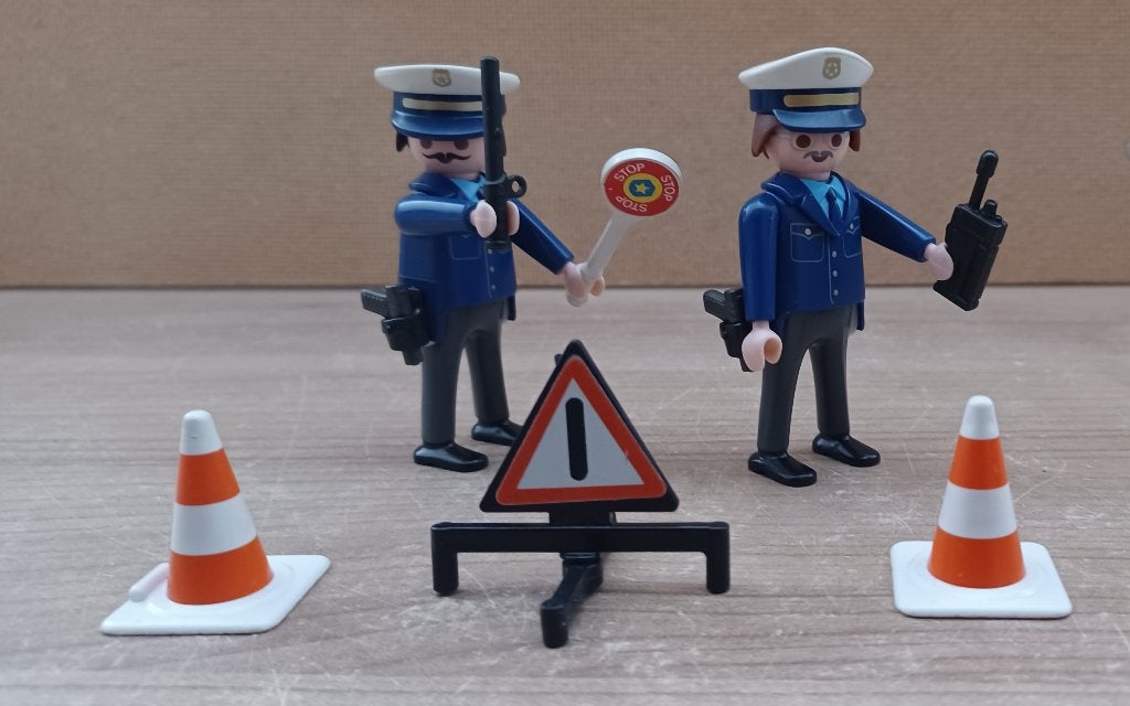 playmobil agenten, Ophalen of Verzenden, Gebruikt, Complete set