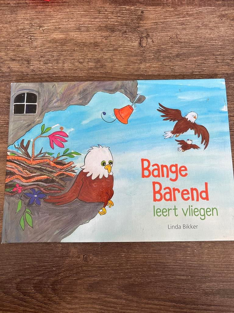 Bange Barend leert vliegen - Linda Bikker (kinderboek), Ophalen of Verzenden, Zo goed als nieuw