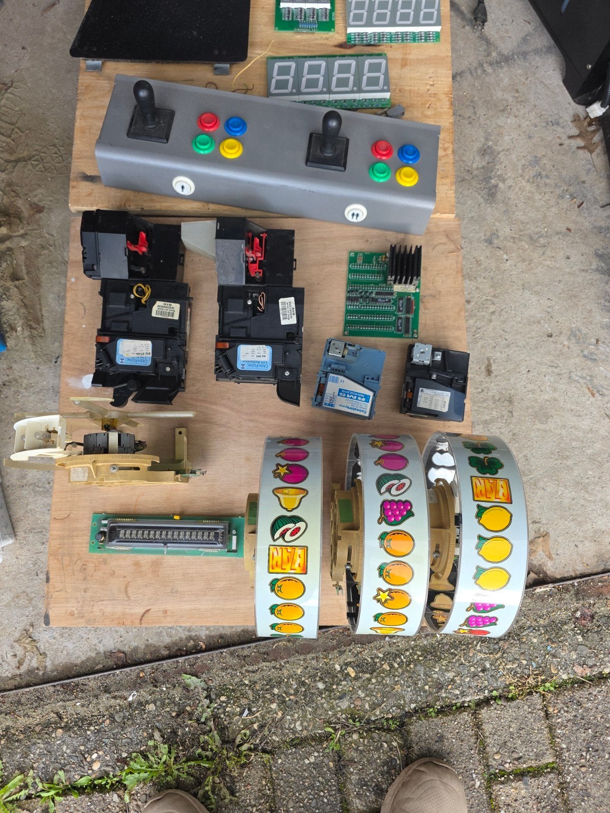 Gokkast en arcade onderdelen, Verzamelen, Automaten | Gokkasten en Fruitautomaten, Ophalen, Gebruikt