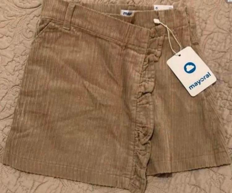 NIEUW MAYORAL corduroy rokje , verstelbaar maat 110, Ophalen of Verzenden, Nieuw, Meisje, Jurk of Rok
