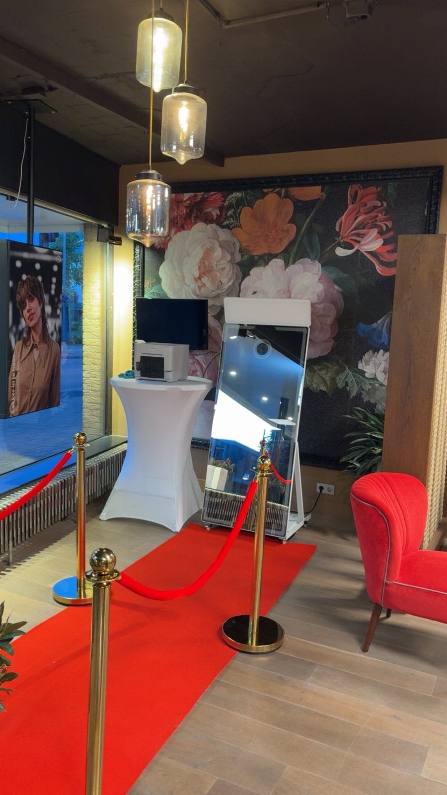 Spiegel photobooth huren !!, Ophalen, Zo goed als nieuw