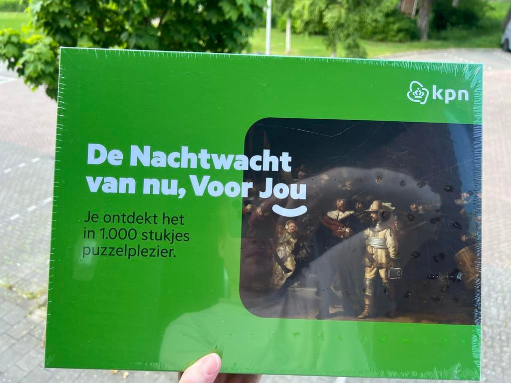 De Nachtwacht Puzzel 1000 Stukjes - NIEUW Geseald, Ophalen of Verzenden, 500 t/m 1500 stukjes, Nieuw, Legpuzzel