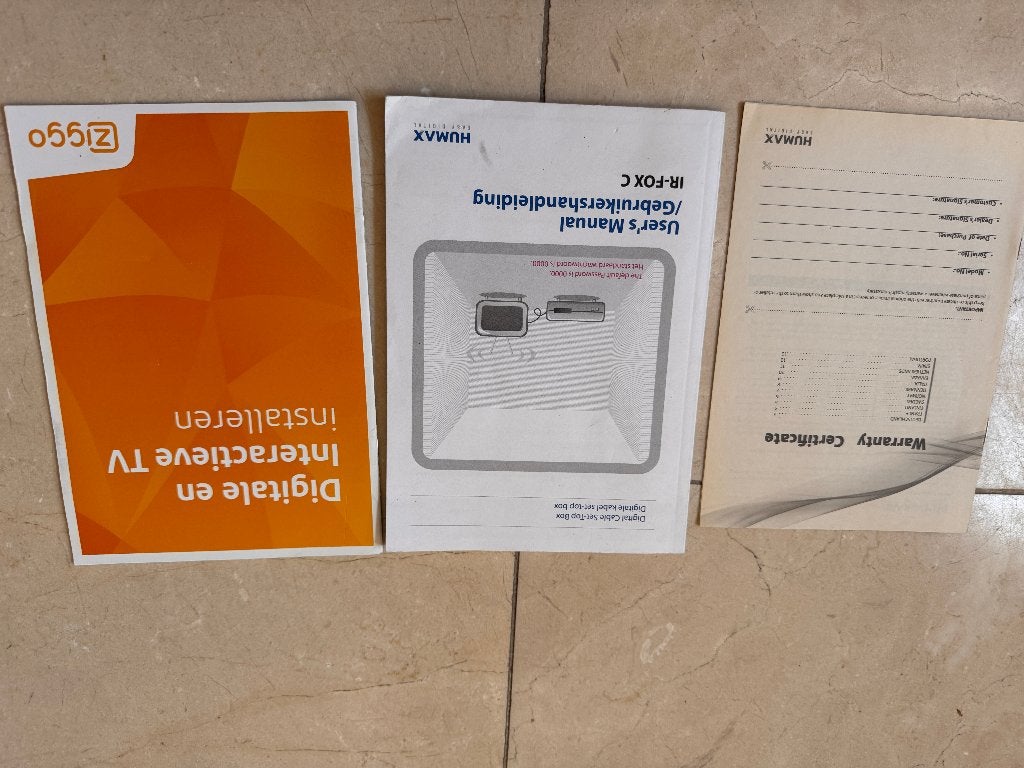Humax IR-FOX C Decoder voor Ziggo en Caiway, Ophalen of Verzenden, Gebruikt, Decoder