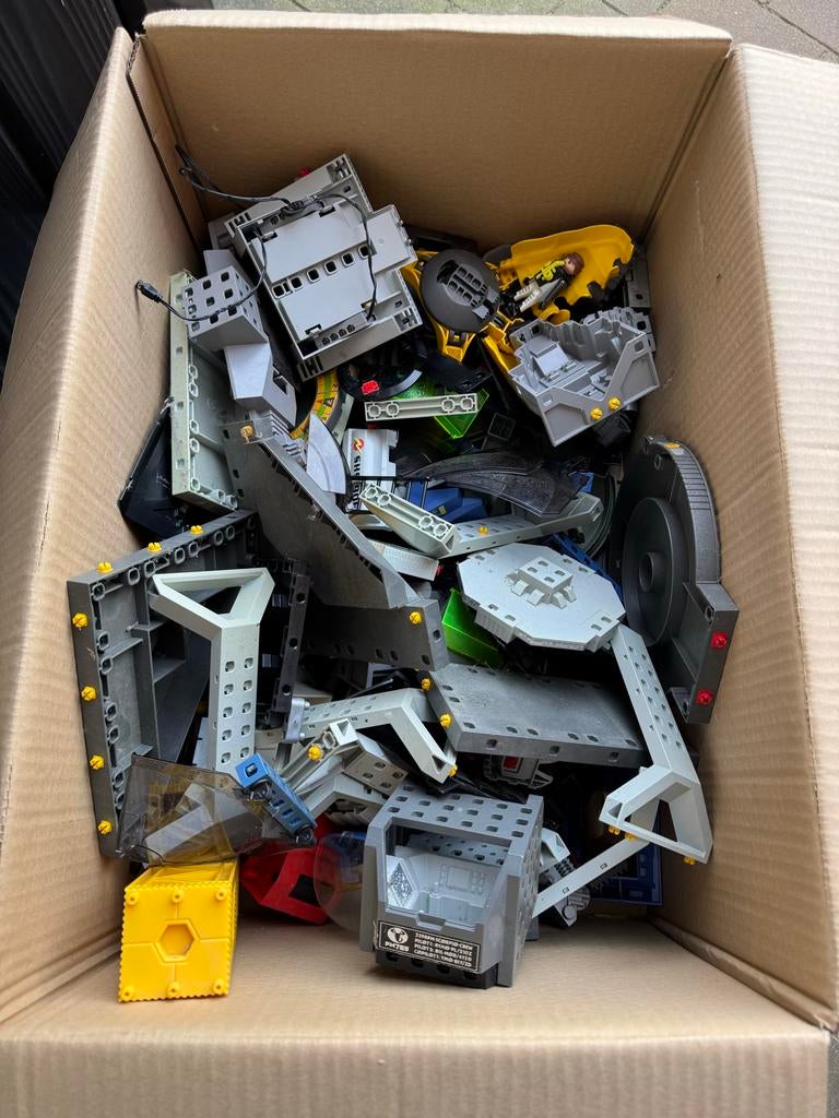 Grote doos vol Playmobil ruimtevaart onderdelen, Ophalen of Verzenden, Gebruikt, Los playmobil