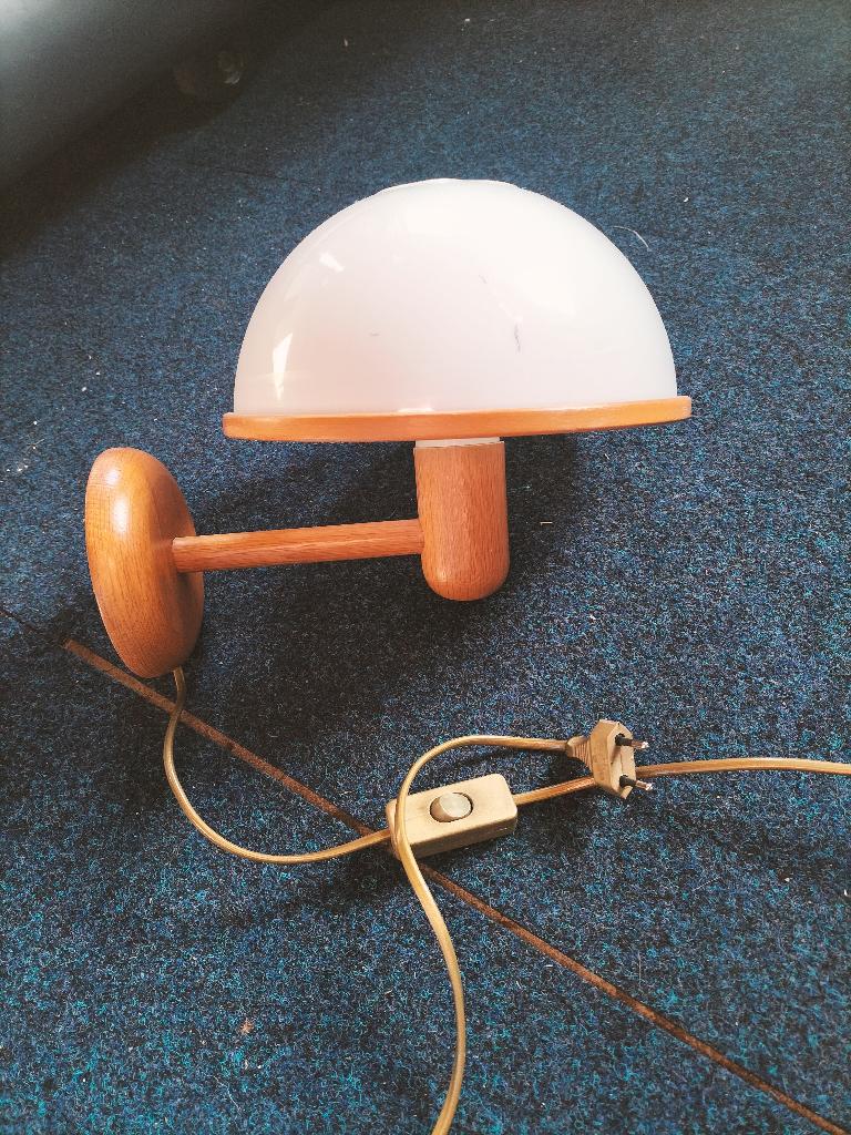 Vintage/ Retro Steinhauer wandlamp, Huis en Inrichting, Lampen | Wandlampen, Ophalen of Verzenden, Gebruikt, Hout