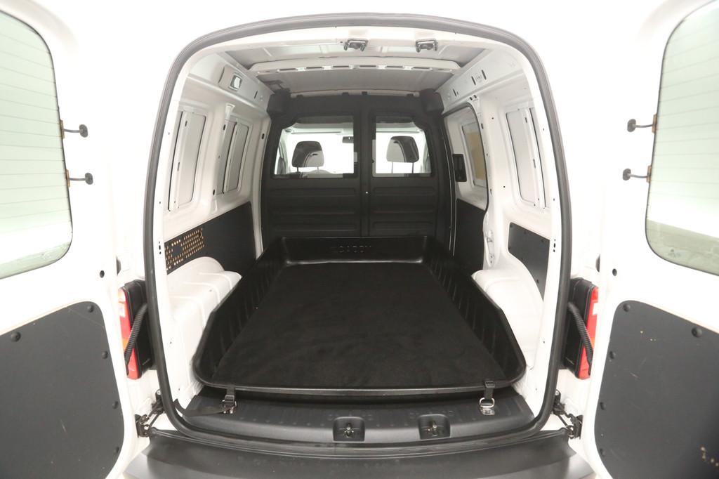 Volkswagen Caddy TSI | Benzine | Clima | Parkeersensoren | S, Auto's, Stof, Gebruikt, Volkswagen, Wit