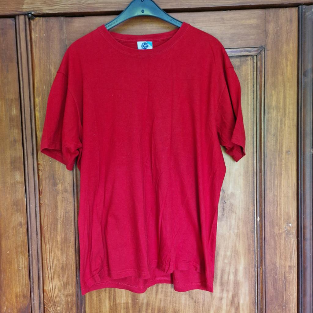 Rood T-shirt Verkeersschool CAR Starworld Maat L, Maat 52/54 (L), Ophalen of Verzenden, Zo goed als nieuw, Starworld