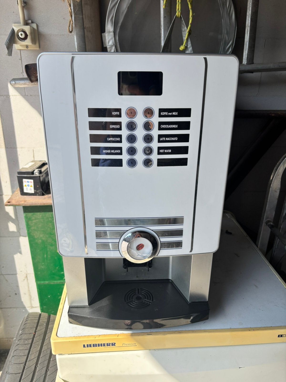 Rheavendors Cino ec Variflex, 10 kopjes of meer, Ophalen of Verzenden, Zo goed als nieuw, Koffiemachine