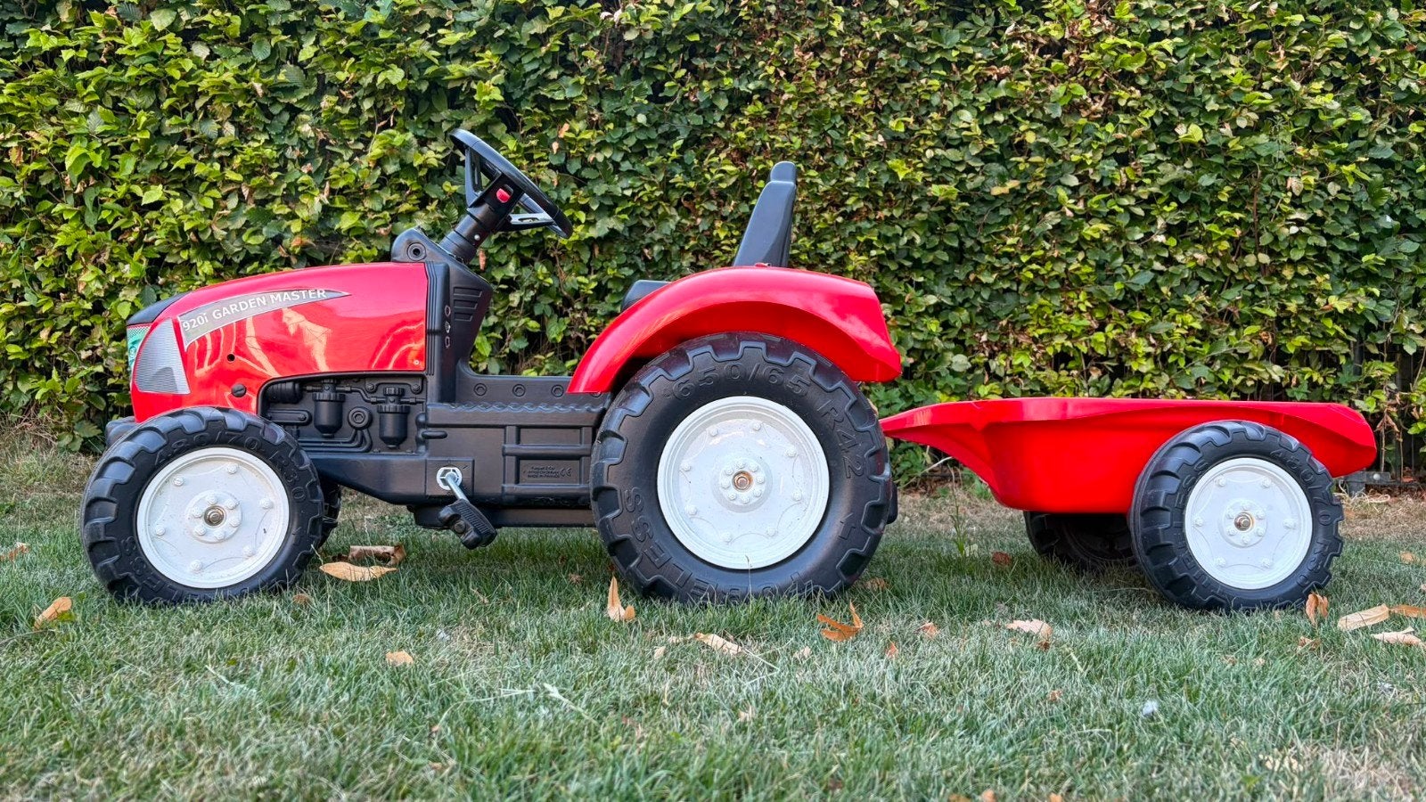 Tractor buitenspeelgoed, Kinderen en Baby's, Speelgoed | Buiten | Skelters, Ophalen, Gebruikt, Overige merken, Met kar of aanhanger