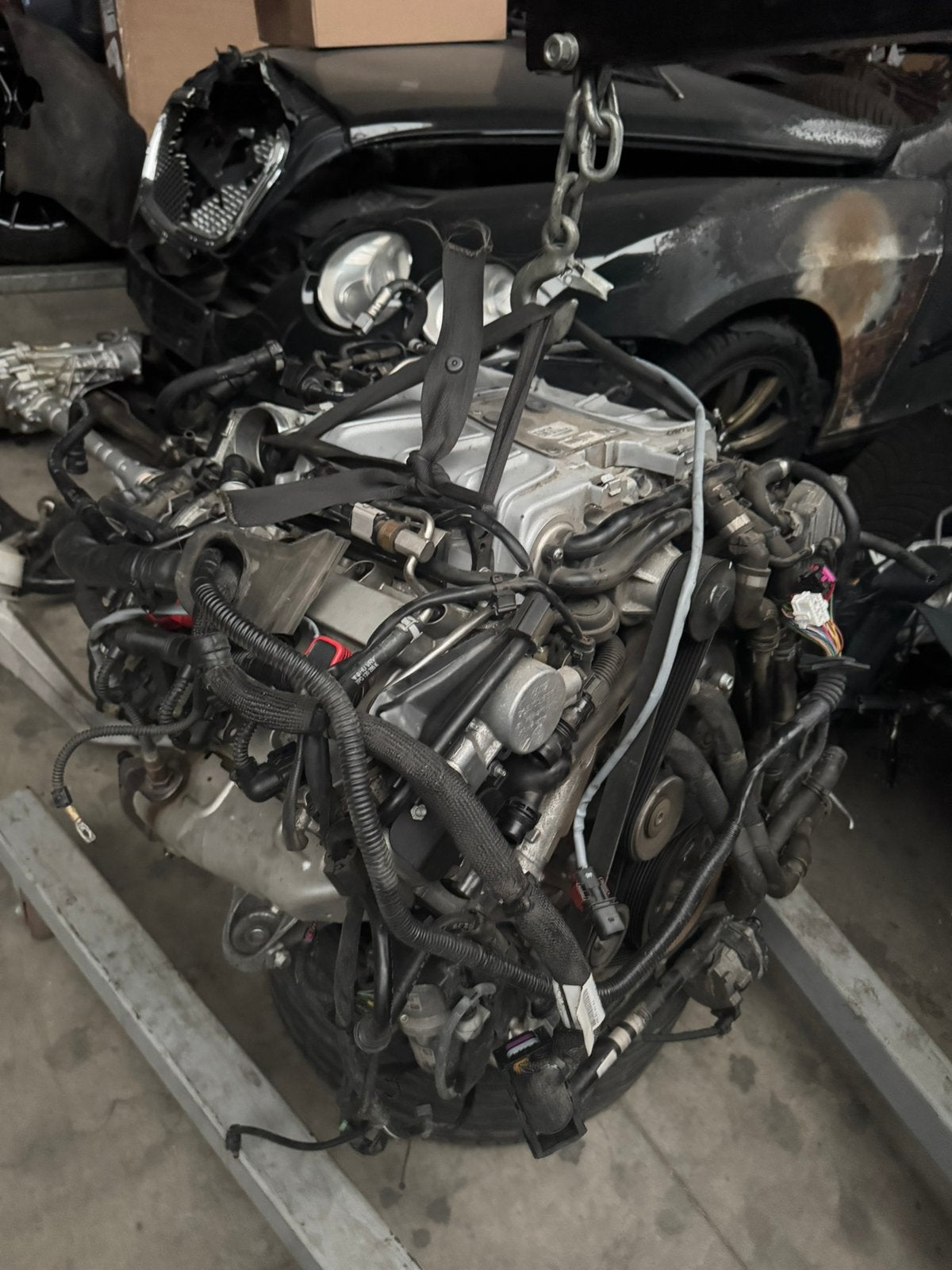 CGE motor met harde tik!!, afkomstig uit Porsche Cayenne 92A, Ophalen, Porsche