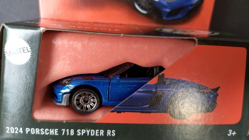 Porsche 718 RS 2024 1:64 3inch Matchbox Moving parts Pol, Auto, Verzenden, Nieuw, Matchbox@mattel.com