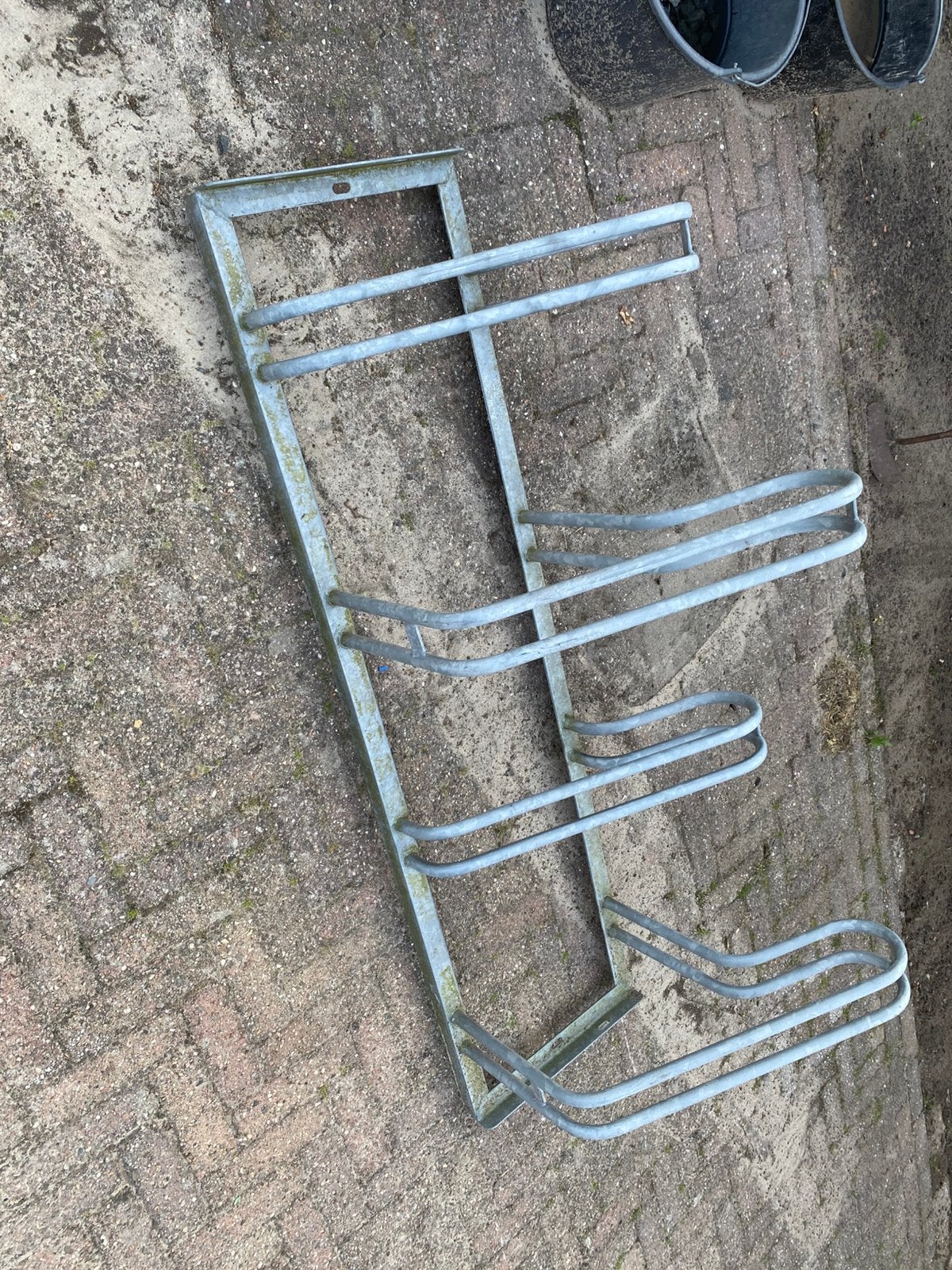 Fietsenrek 4 fietsen staal, Ophalen, Gebruikt