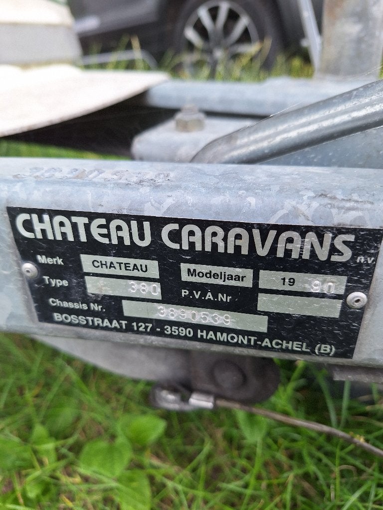 Te Koop caravan Chateau type 380  bjr:1990, Caravans en Kamperen, Caravans, Chateau, Kleine zit, Particulier, 500 - 750 kg