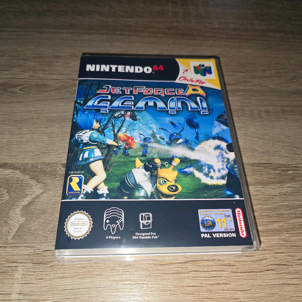 Jet Force Gemini N64 Game Case (3), Spelcomputers en Games, Games | Nintendo 64, Zo goed als nieuw, Avontuur en Actie, 1 speler