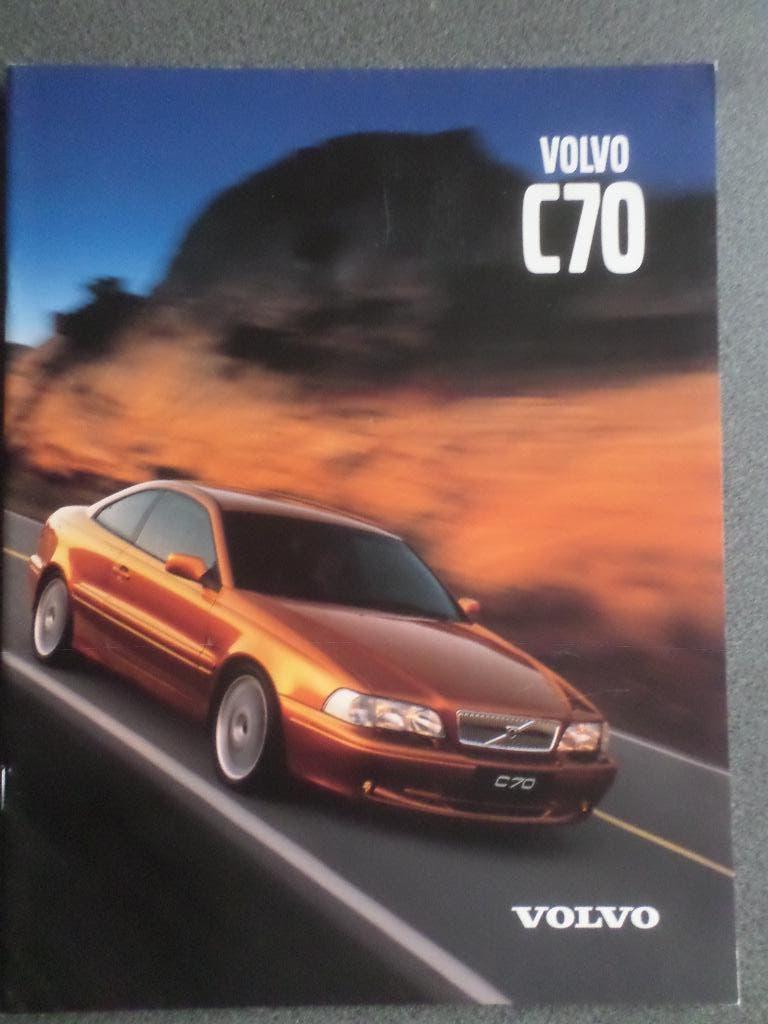 Volvo C70 Coupe 1999 Brochure, Ophalen of Verzenden, Zo goed als nieuw, Volvo