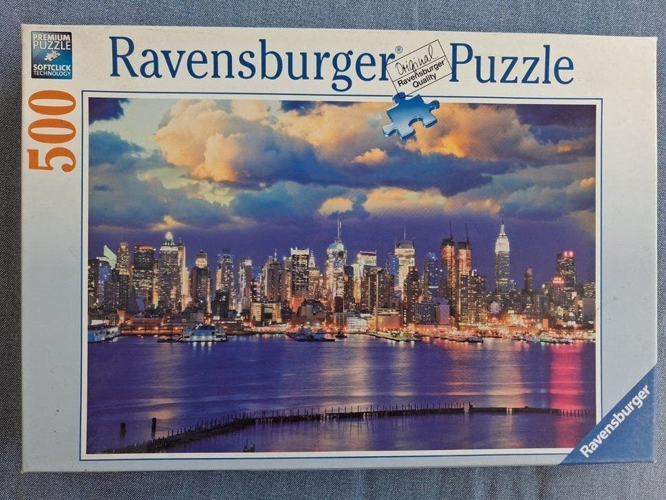 Ravensburger Legpuzzel New York Skyline 500 stukjes, Ophalen of Verzenden, 500 t/m 1500 stukjes, Gebruikt, Legpuzzel