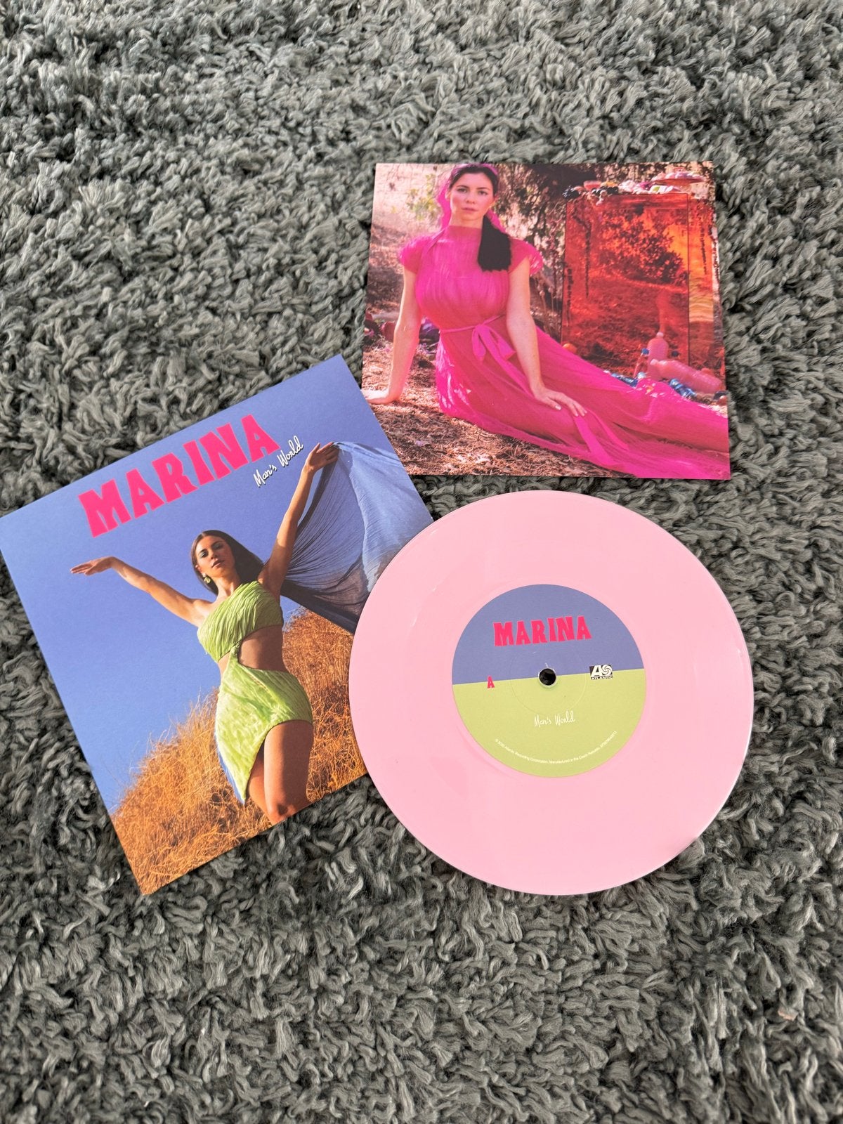 MARINA - Man's World (roze 7 inch webstore vinyl), Pop, 7 inch, Colored vinyl, Ophalen of Verzenden