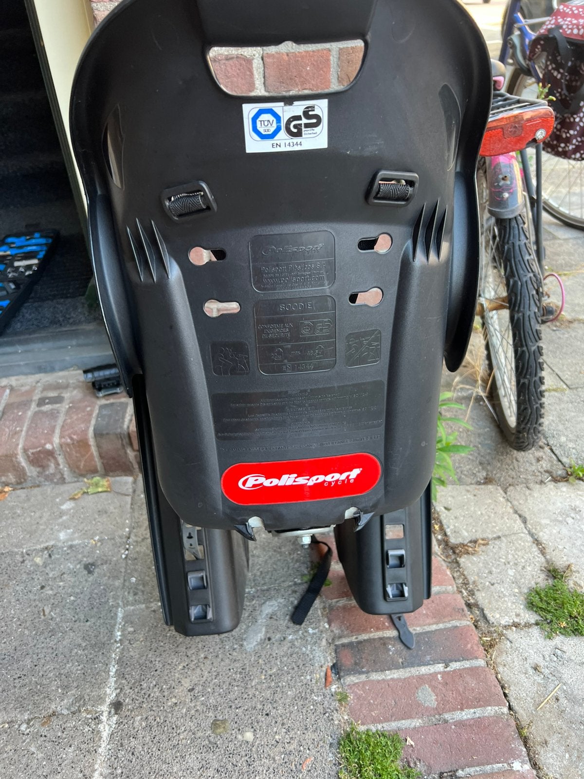 kinderzitje fiets, Fietsen en Brommers, Fietsaccessoires | Fietsstoeltjes, Ophalen of Verzenden, Gebruikt