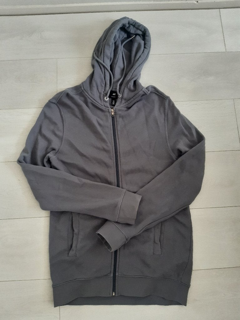 H&M heren vest maat S, Ophalen, Zo goed als nieuw, Maat 46 (S) of kleiner, Grijs