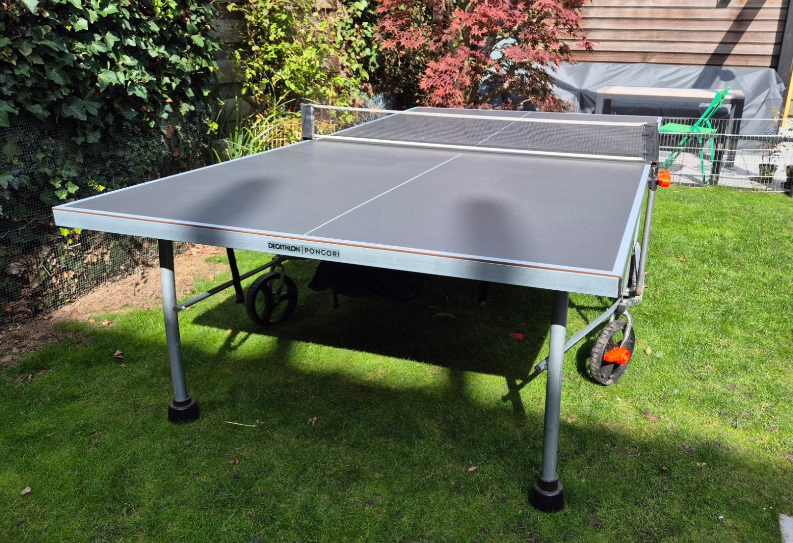 Decathlon tafeltennistafel opklapbaar, Ophalen, Gebruikt, Tafel Outdoor, Inklapbaar