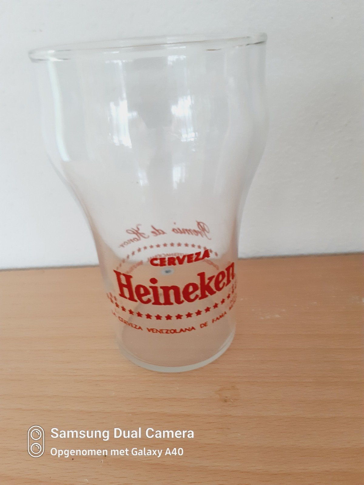 Mooie Heineken tapglas, Verzamelen, Biermerken, Ophalen of Verzenden, Zo goed als nieuw, Glas of Glazen, Heineken
