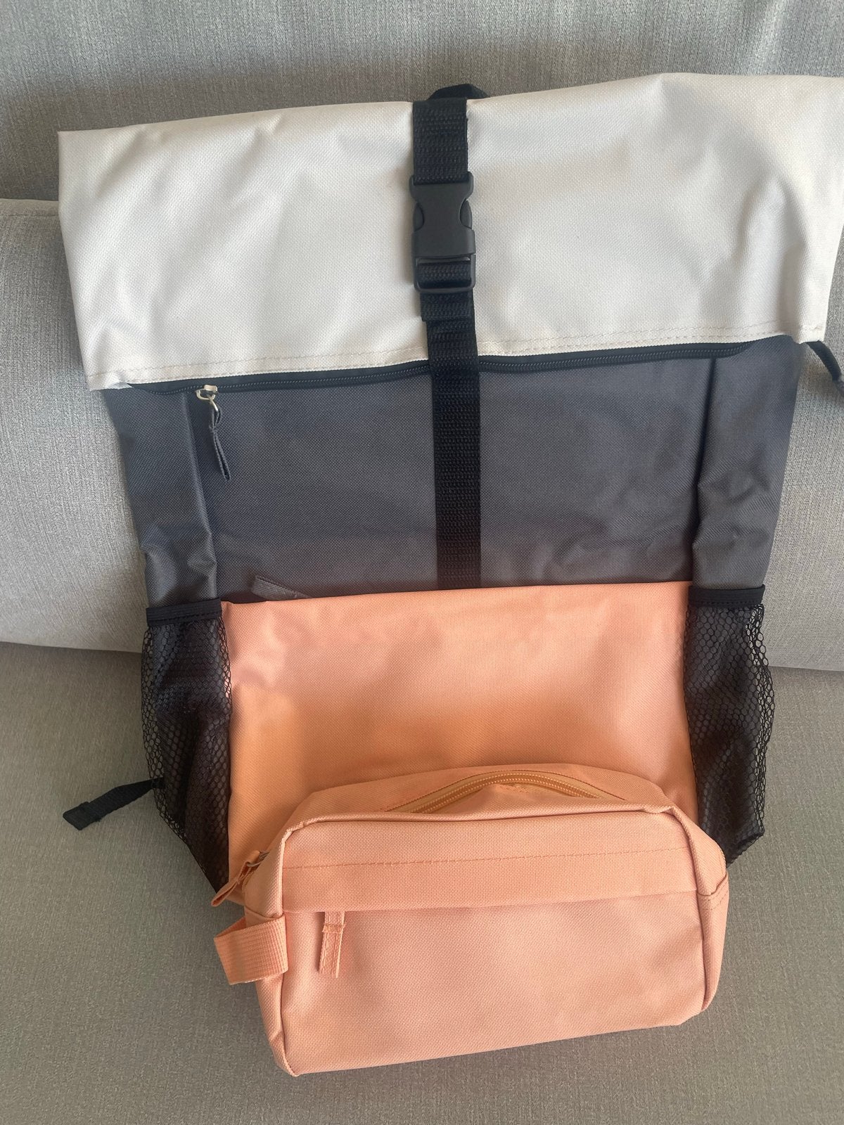 Daniel Ray laptop rugtas + toilettas nieuw, Ophalen of Verzenden, Nieuw, Grijs, Rugtas