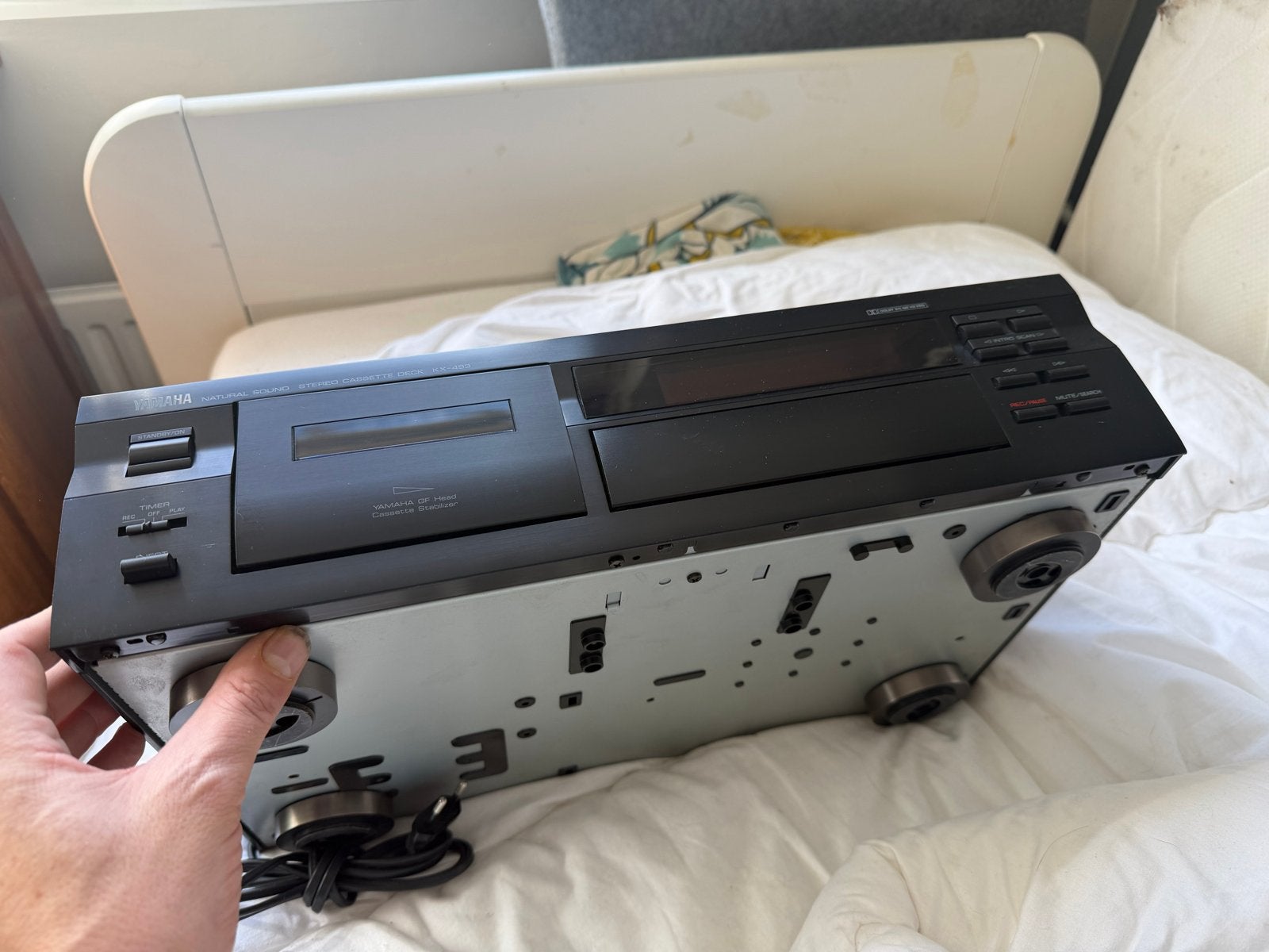 Yamaha KX-493 Cassettedeck - Perfecte staat, Verzenden, Enkel, Overige merken, Tiptoetsen