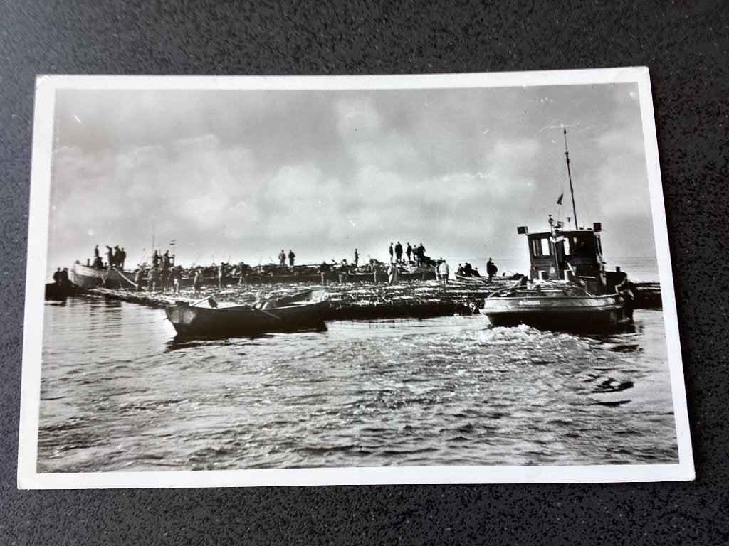 Deltawerken Zuid-Holland. Sleepboot., Ophalen of Verzenden, 1960 tot 1980, Ongelopen, Zuid-Holland