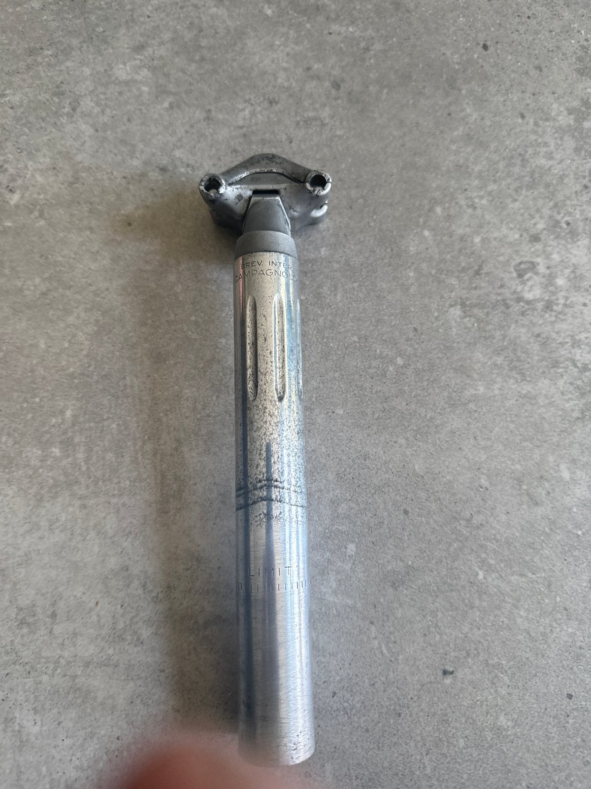 Campagnolo Zadelpen -Superrecord 26,6, Gebruikt, Ophalen of Verzenden, Racefiets, Zadel