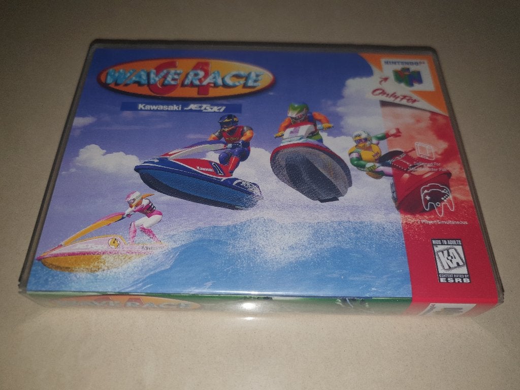 Wave Race 64 N64 Game Case (2), Verzenden, 1 speler, Racen en Vliegen, Zo goed als nieuw