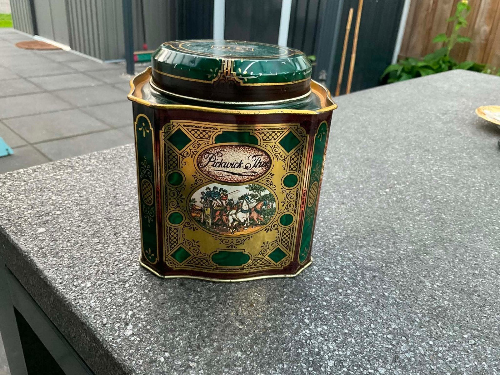 Vintage Pickwick Thee Blikje - Mooie Aanwinst Verzamelaar, Verzamelen, Blikken, Ophalen of Verzenden, Gebruikt, Thee, Pickwick