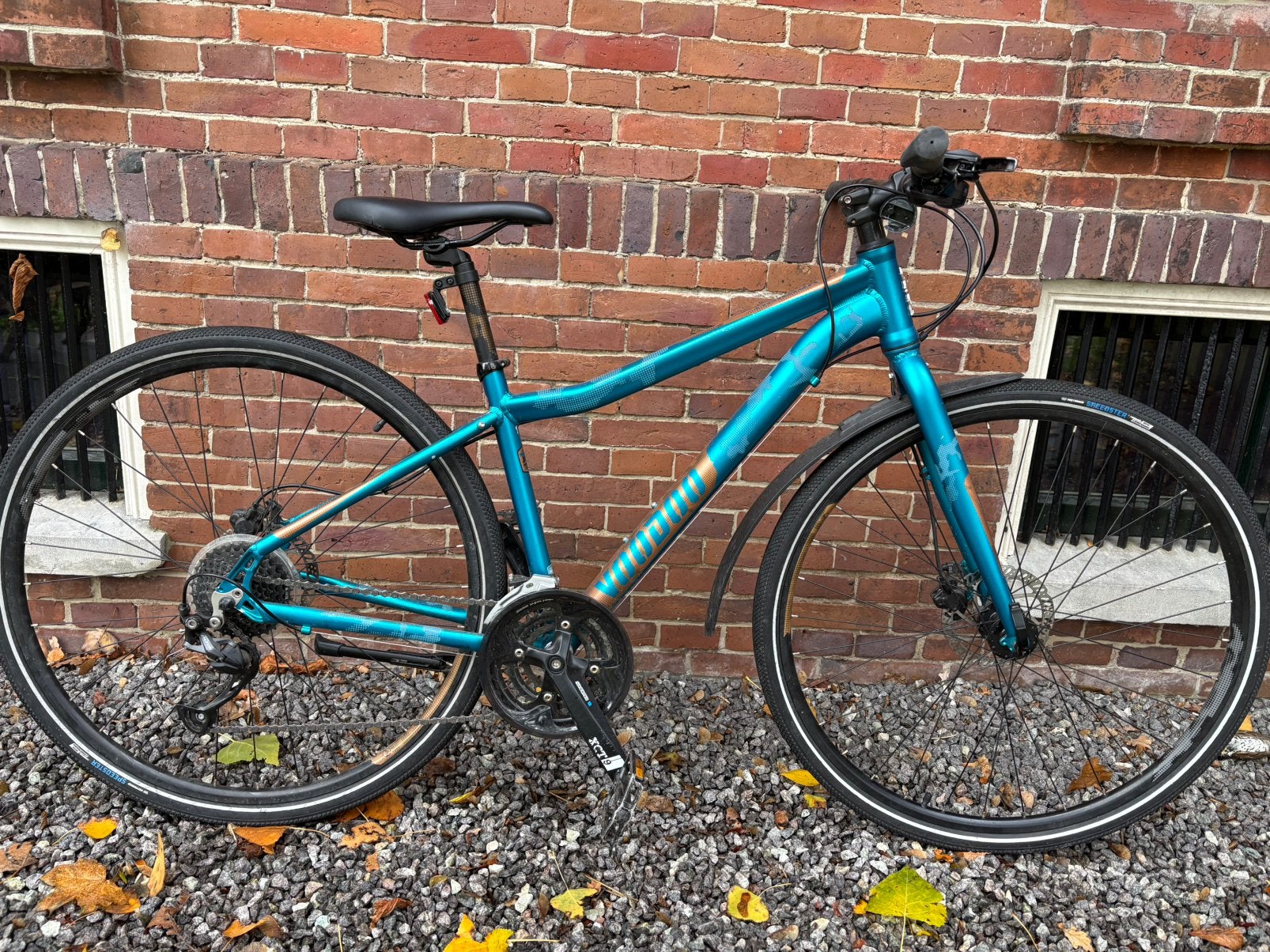 Meisjes hybride fiets Marasa Voodoo (Halfords), Minder dan 10 versnellingen, Zo goed als nieuw, Minder dan 47 cm, Ophalen