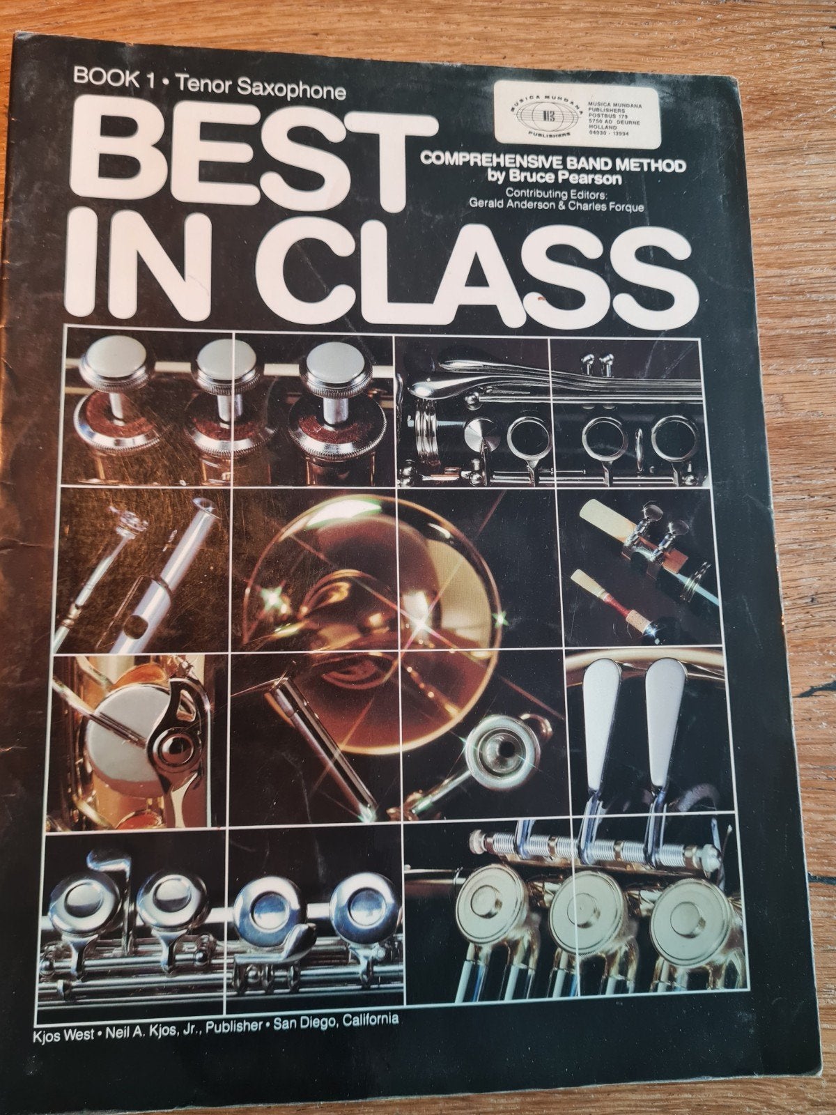 Best In Class Boek 1 Tenor Saxofoon Methode, Ophalen of Verzenden, Les of Cursus, Jazz, Saxofoon