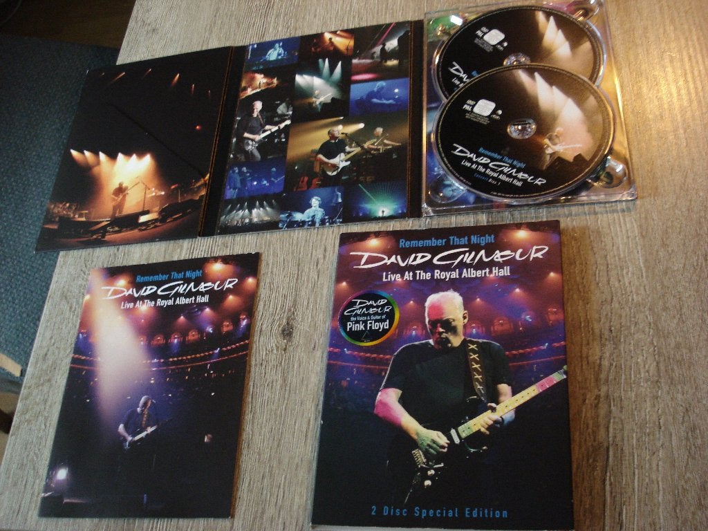 DAVID GILMOUR DUBBEL D.V.D.  (PINK FLOYD), Alle leeftijden, Ophalen of Verzenden, Zo goed als nieuw, Concert