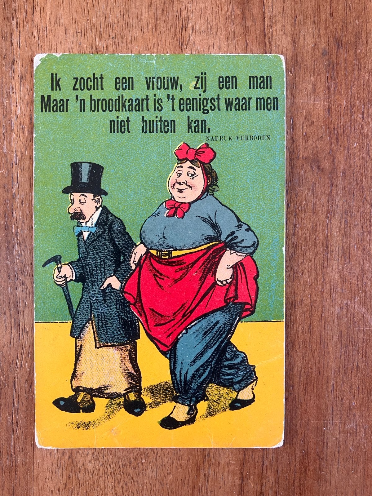 Ik zocht een vrouw, zij een man, Ophalen of Verzenden, Voor 1920, Gelopen, Overige thema's