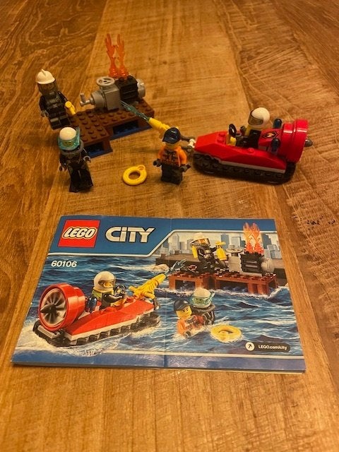 lego city 60106 brandweer starterset, Kinderen en Baby's, City, Lego, Inclusief instructies, Ophalen of Verzenden