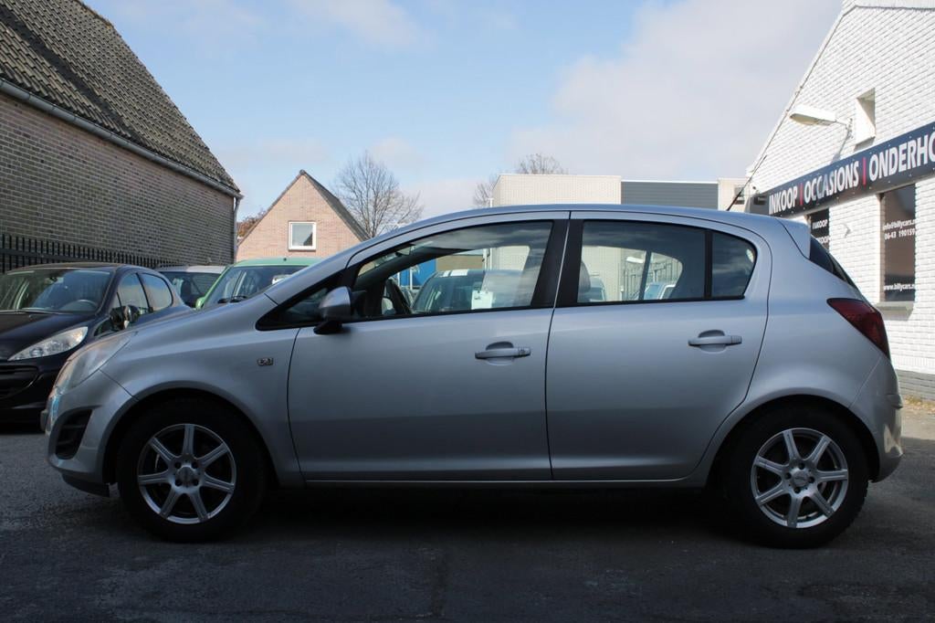 Opel Corsa 1.2-16V Berlin | Airco | Cruise control | Elec ra, Voorwielaandrijving, Euro 5, Gebruikt, Zwart