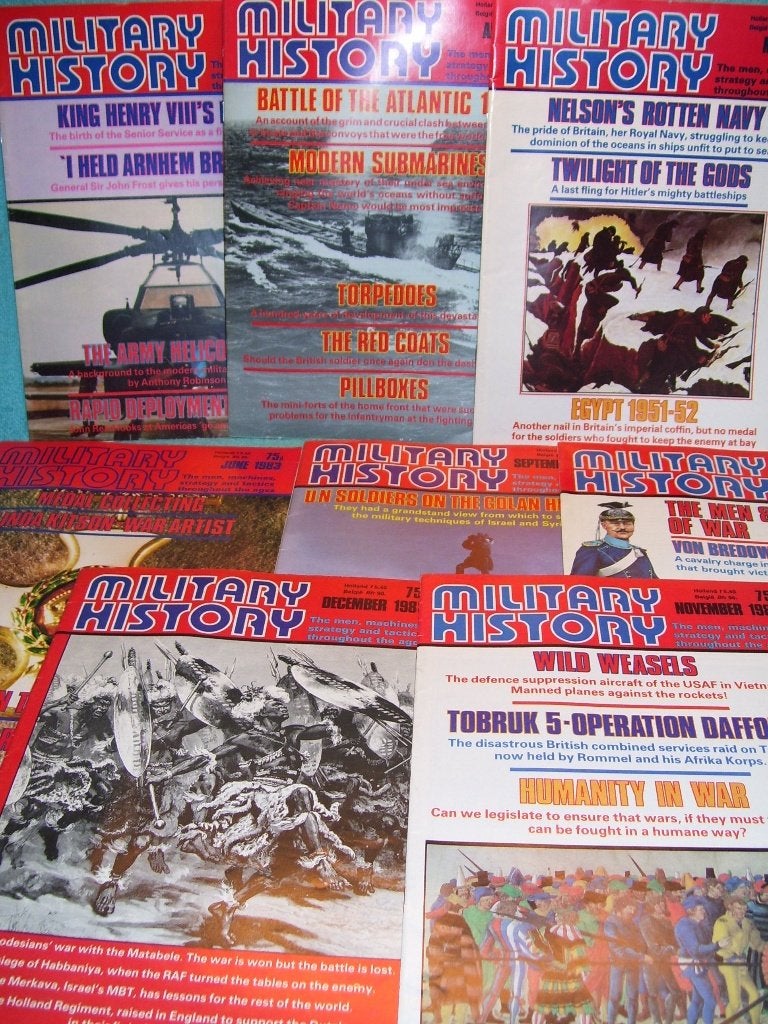 7 stuks Military History, Boeken, Ophalen of Verzenden, Niet van toepassing, Gelezen, Algemeen