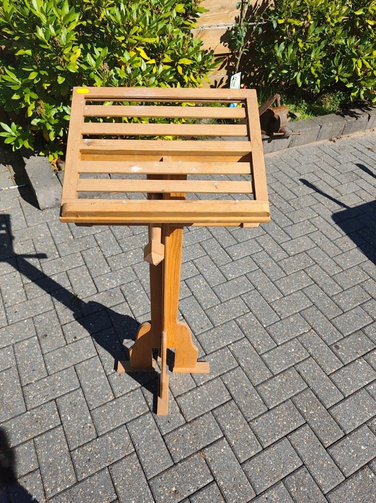 Houten lessenaar / muziekstandaard, Ophalen, Gebruikt