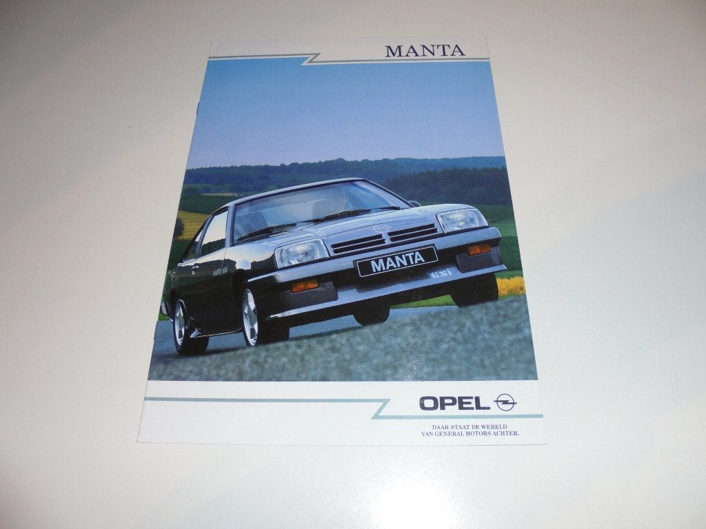 brochure Opel Manta  1988, Boeken, Auto's | Folders en Tijdschriften, Ophalen of Verzenden, Nieuw, Opel
