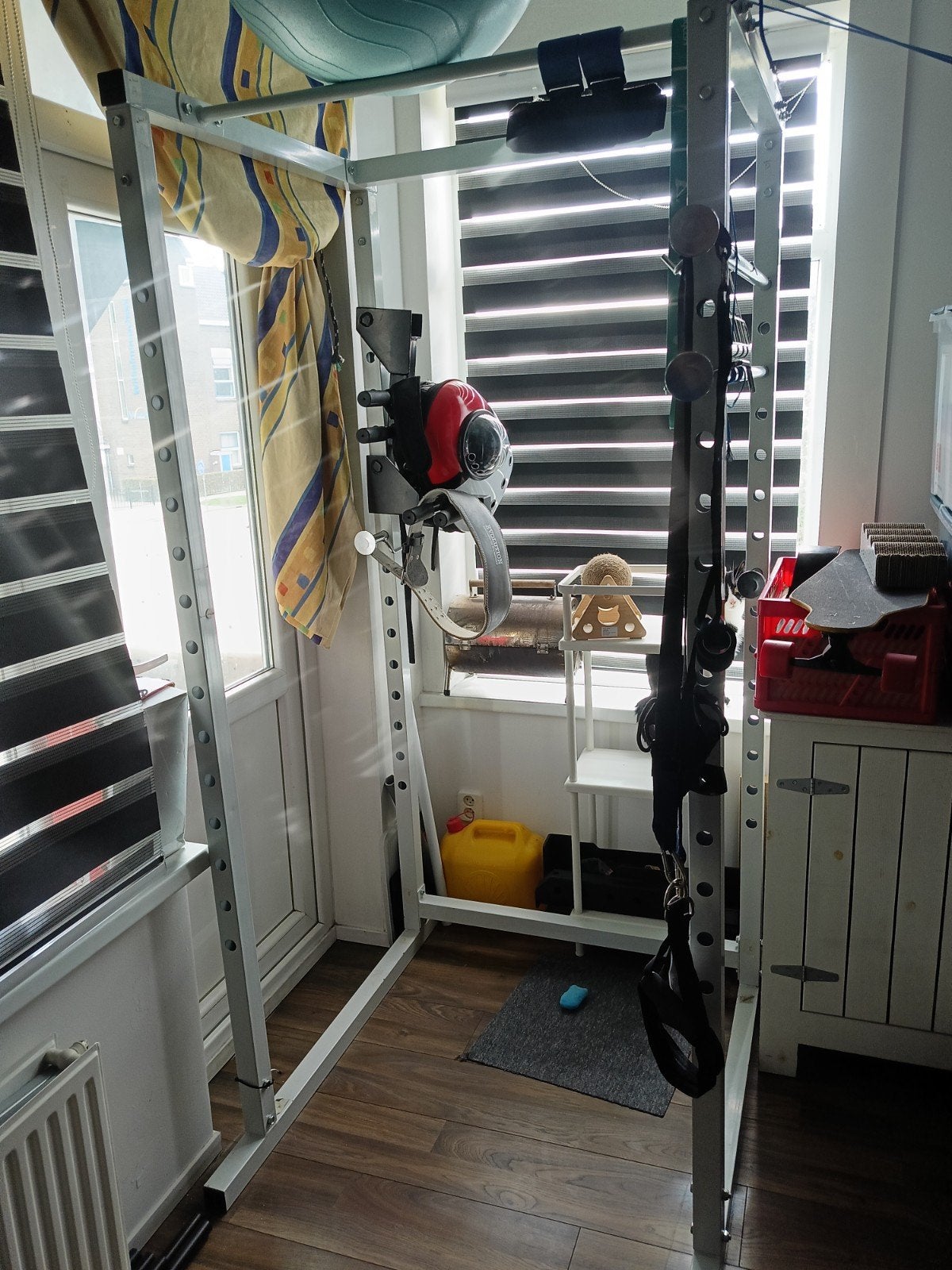 Power Rack - Zeer stabiel en in goede staat, Ophalen, Benen, Gebruikt, Krachtstation