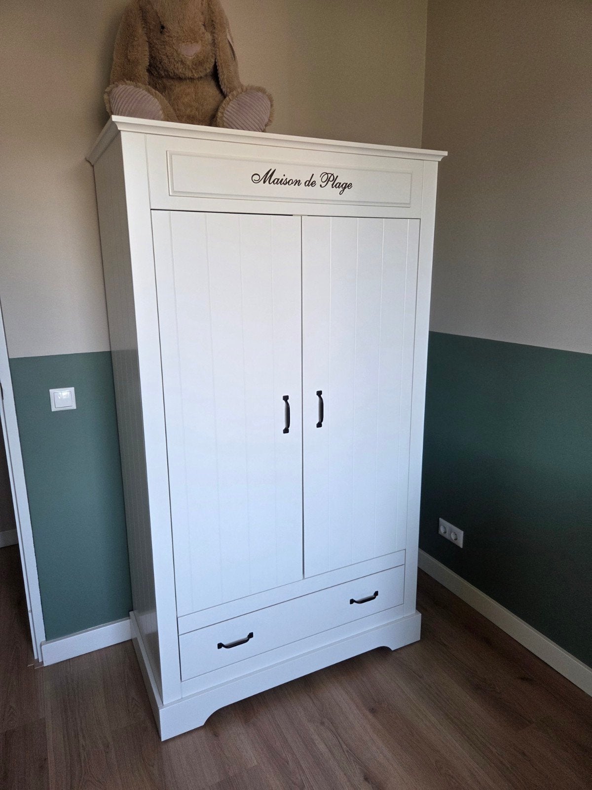 Babykamer Maison de Plage, ledikant, commode en kledingkast, Ophalen, Jongetje of Meisje