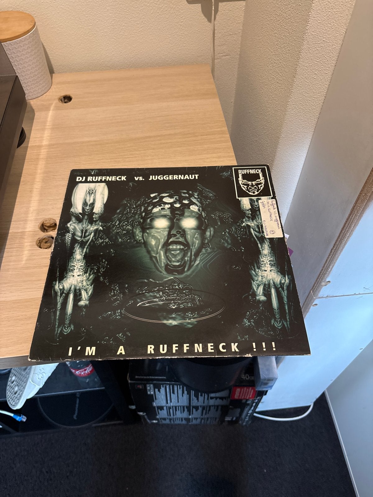 DJ Ruffneck vs. Juggernaut - I'm A Ruffneck!!! Vinyl, Ophalen, LP, Hardcore, Zo goed als nieuw