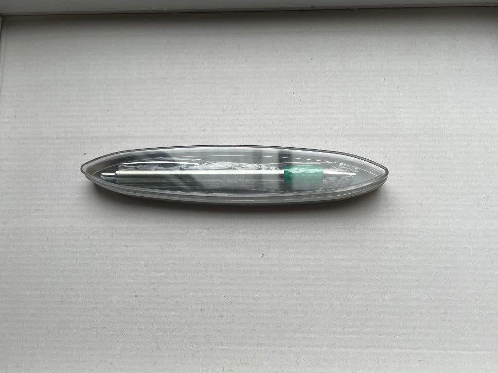 Pen voor verzamelaars. strijbos dakbedekkingen. met doosje., Overige merken, Balpen, Nieuw, Ophalen of Verzenden