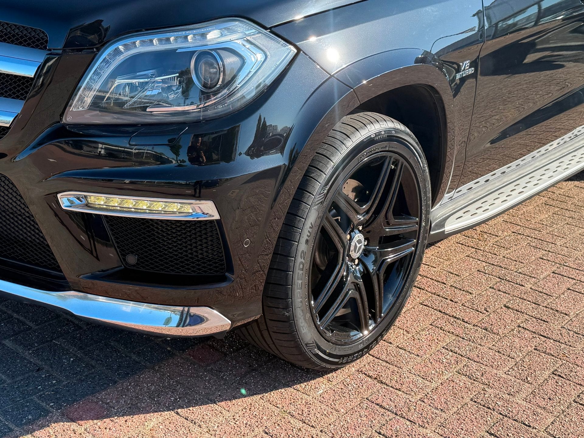 Mercedes-Benz GL-klasse 500 4-Matic AUT|ACC|PANO|Leder|Deale, Auto's, Dealer onderhouden, 435 pk, 7 stoelen, Zwart