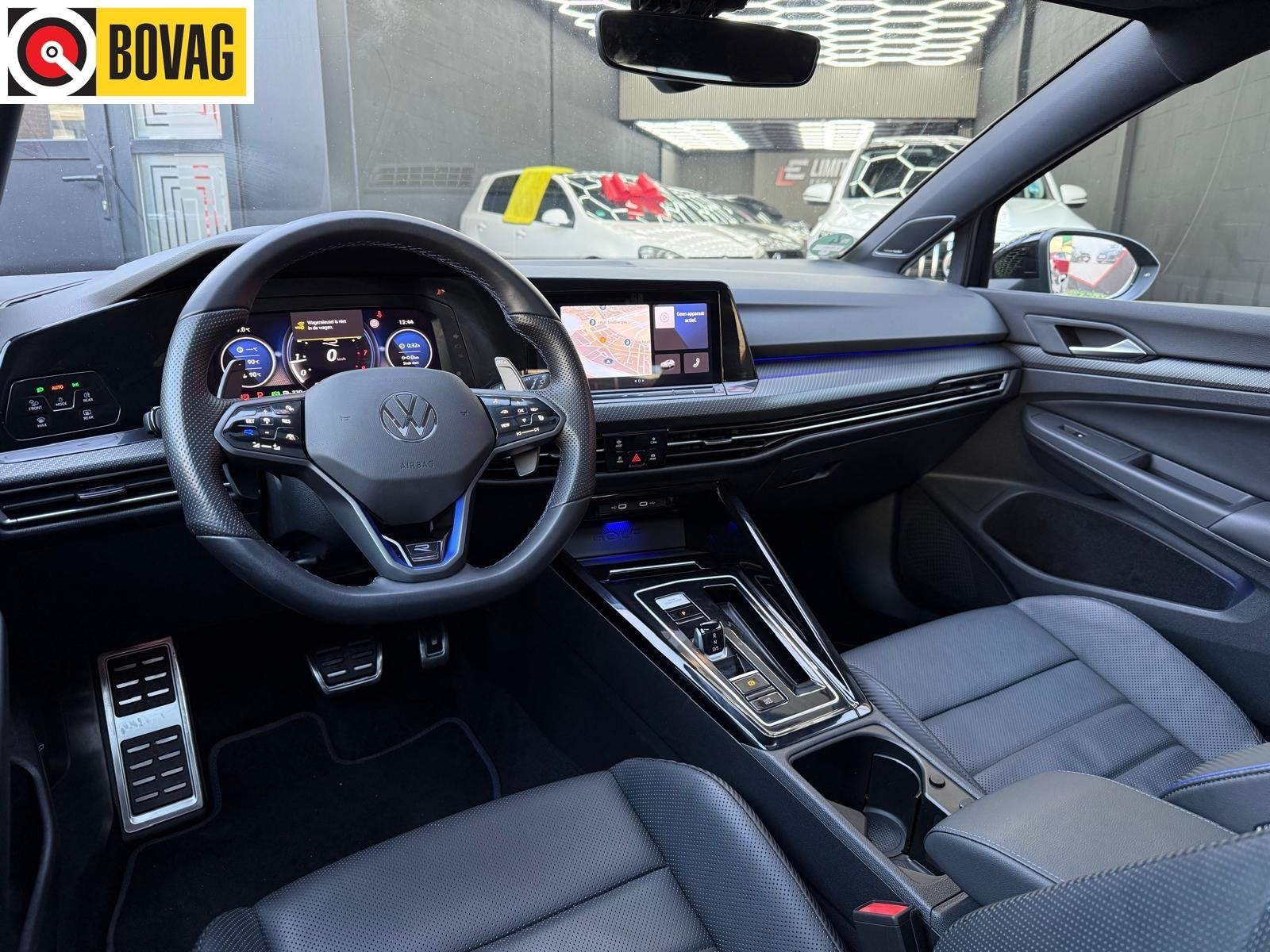 Volkswagen Golf 8R 2.0 TSI R 4Motion PANO, HUP | H&K | NRING, Auto's, Automaat, Gebruikt, Zwart, 4 cilinders