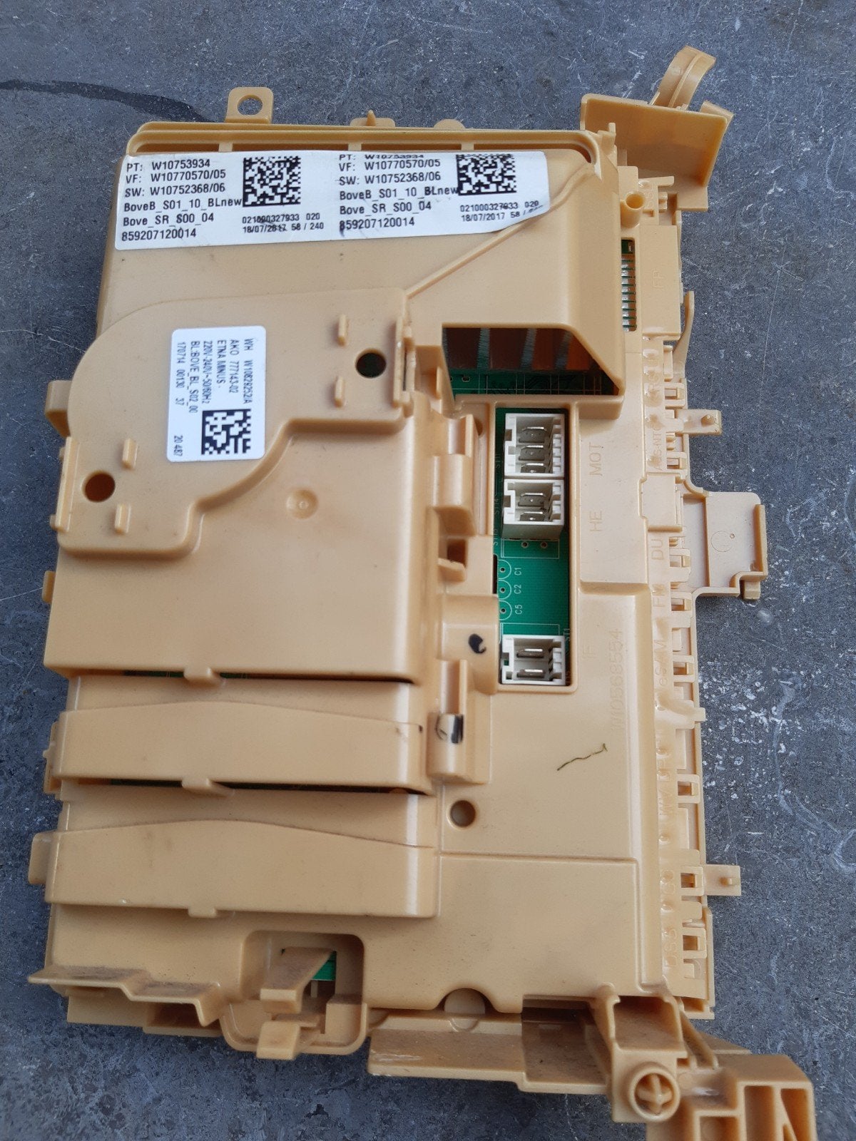 Whirlpool W10753934 Wasmachine Besturingskaart, Ophalen of Verzenden, Gebruikt