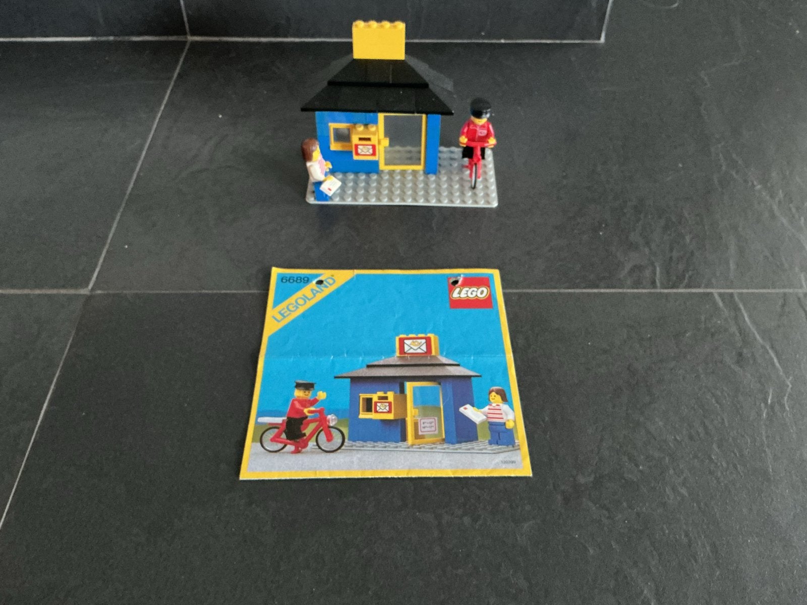 LEGO Legoland 6689 Postkantoor met minifiguren, Lego, Ophalen of Verzenden, LEGOLAND, Complete set