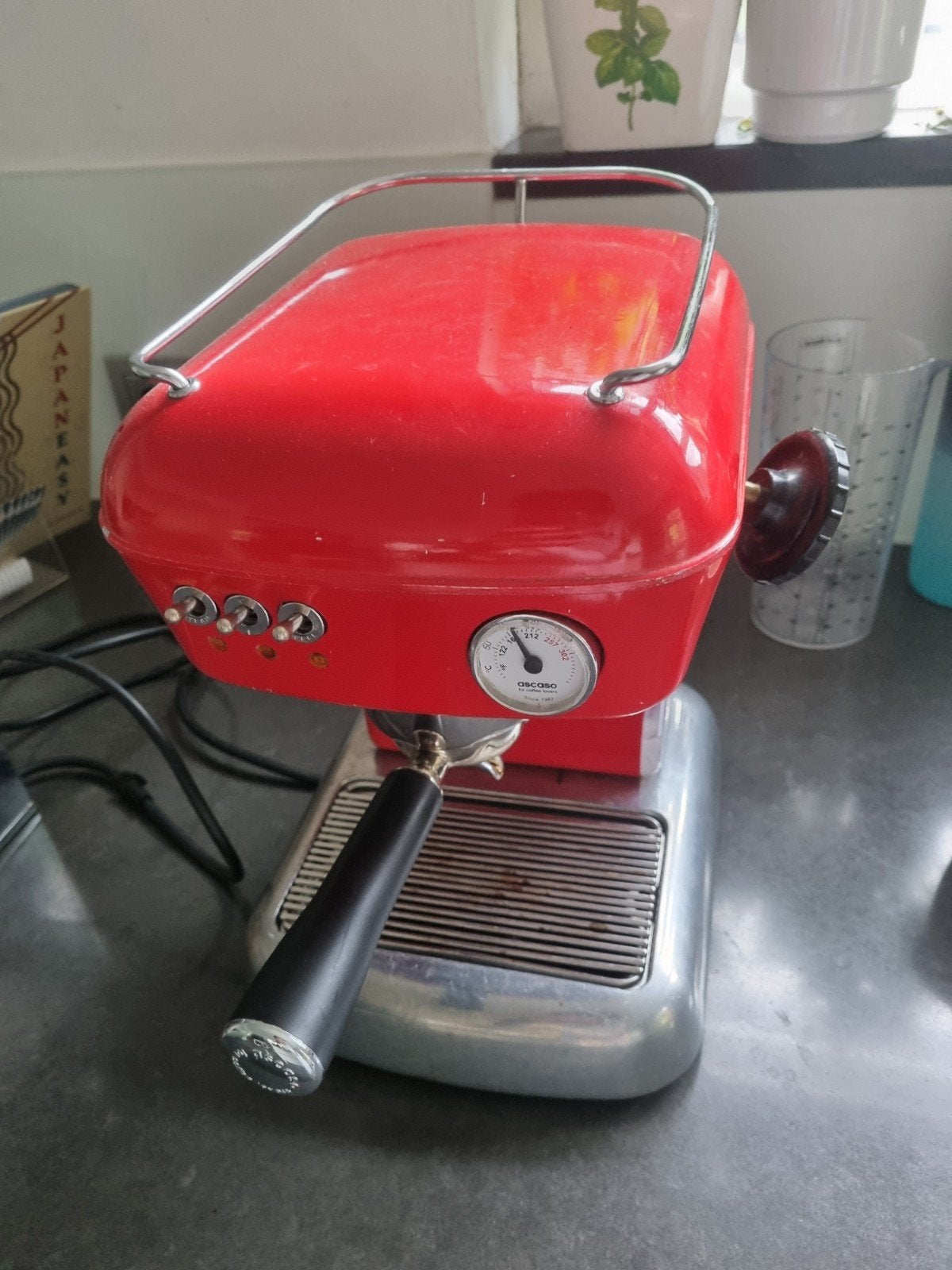 Innova (Ascaso) Dream boiler zeer goede staat, Afneembaar waterreservoir, Gebruikt, Koffiemachine, Gemalen koffie
